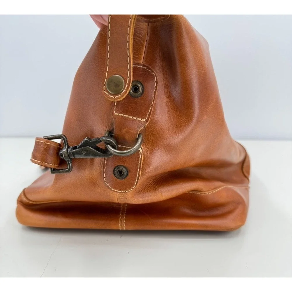Brown Leather Duffle Bag 28